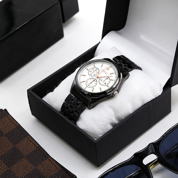 Men's Watch - Black & White