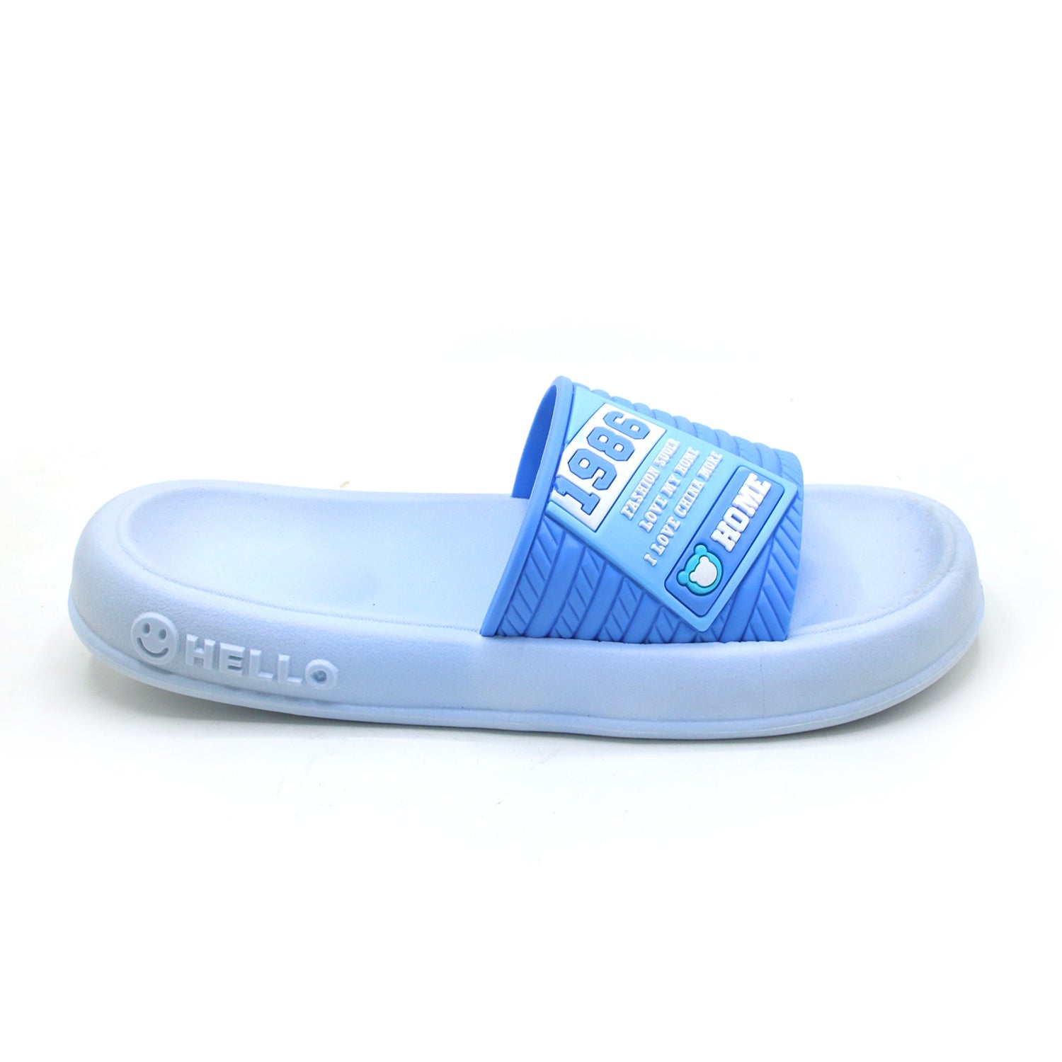 Women's Slider - Blue, Women Slippers, Chase Value, Chase Value