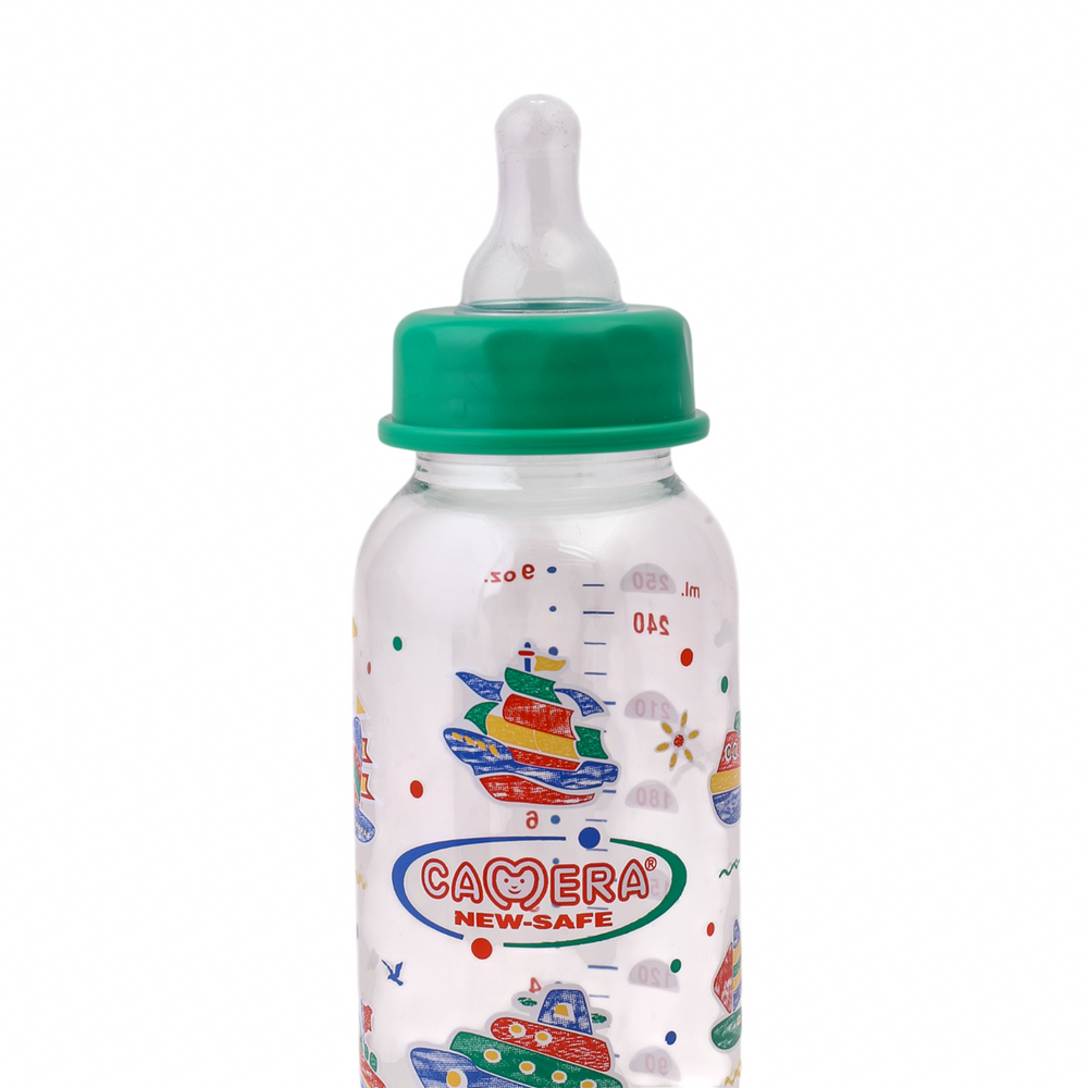 Camera Decorated Feeding Bottle 250-Ml, Feeding Supplies, Chase Value, Chase Value