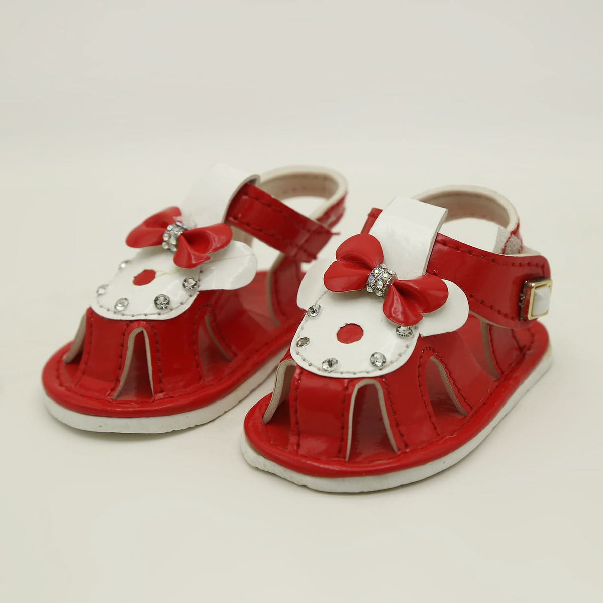 Newborn Baby Pumpy  - Red, Newborn Caps, Shoes & Socks, Chase Value, Chase Value