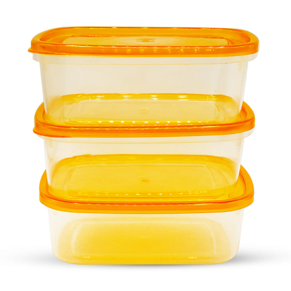 Crisper Medium Bowl Pack of 3 - Yellow