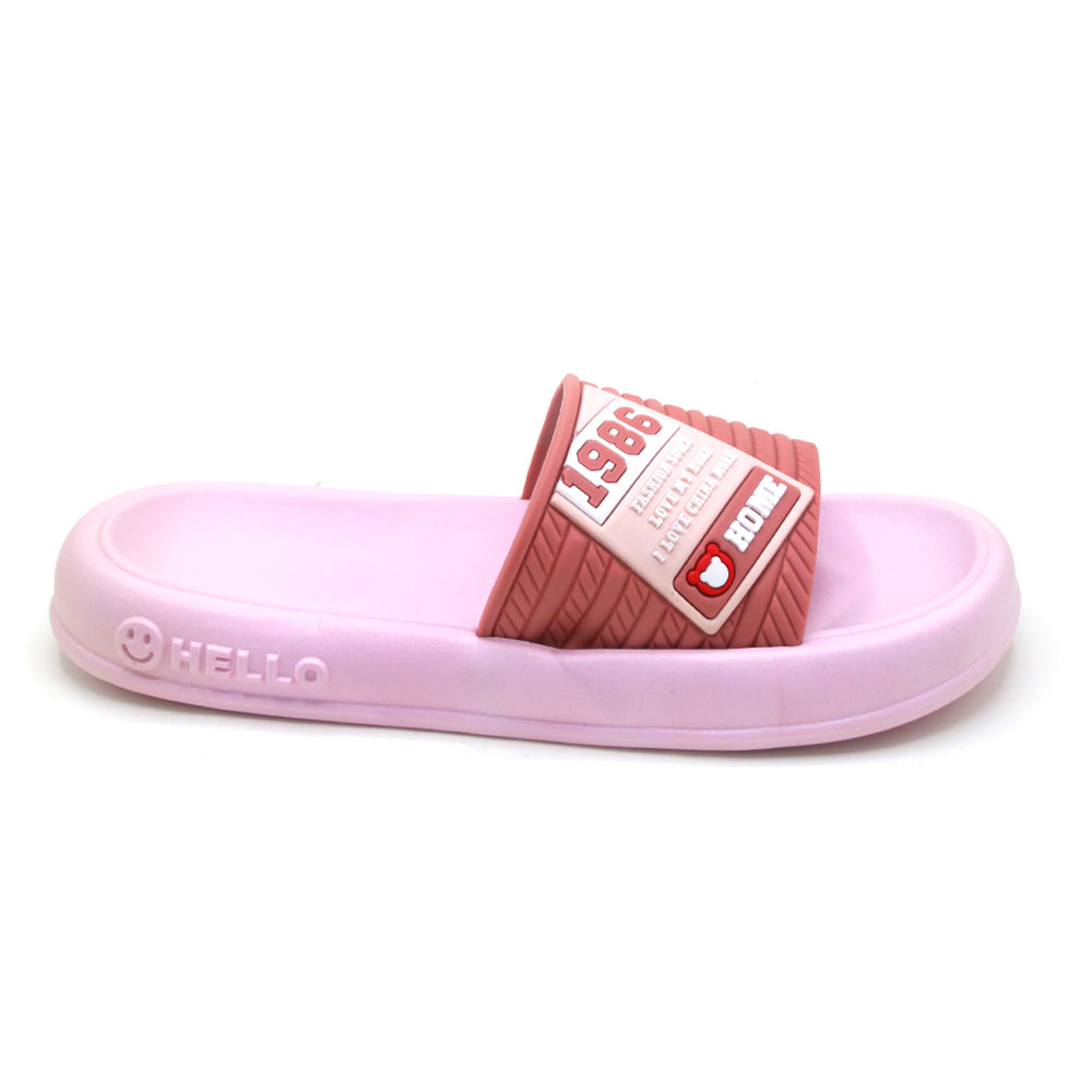 Women's Slider - Tea Pink, Women Slippers, Chase Value, Chase Value