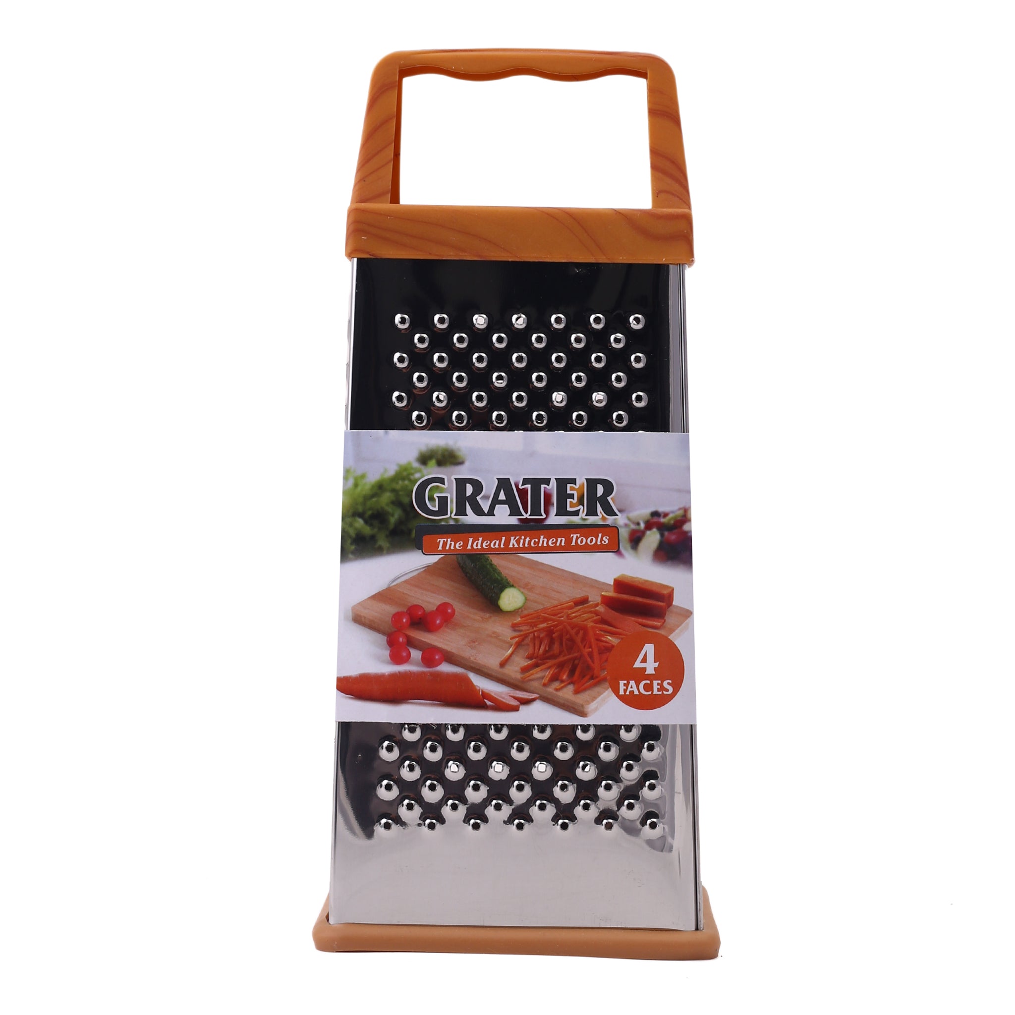 Grater Stainless Steel 4 Side, Kitchen Tools, Chase Value, Chase Value