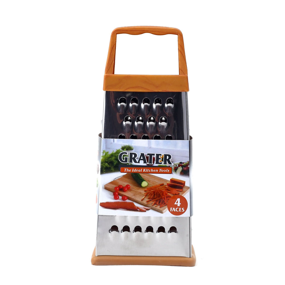 Spring Chef 4 Sides Stainless Steel Grater Box, Kitchen Tools, Chase Value, Chase Value