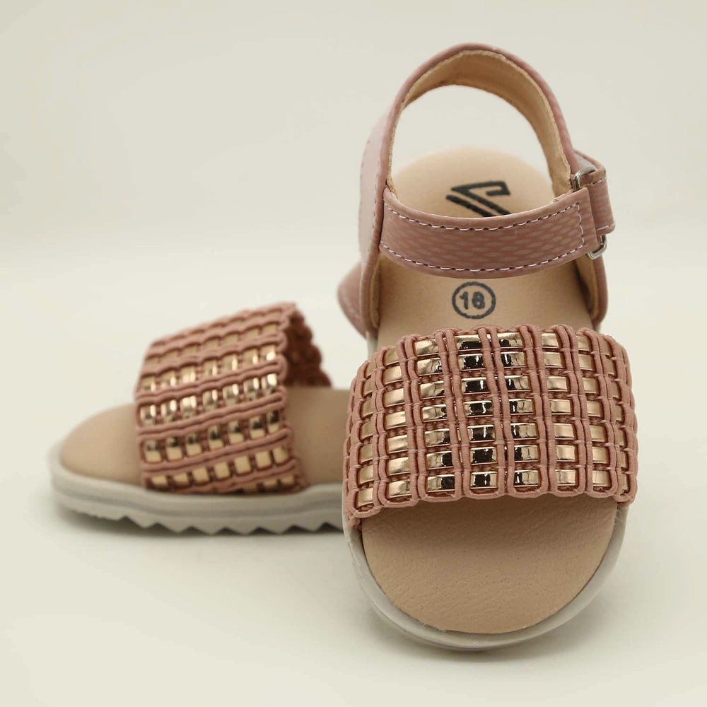 Girls Sandal - Peach, Girls Sandals, Chase Value, Chase Value