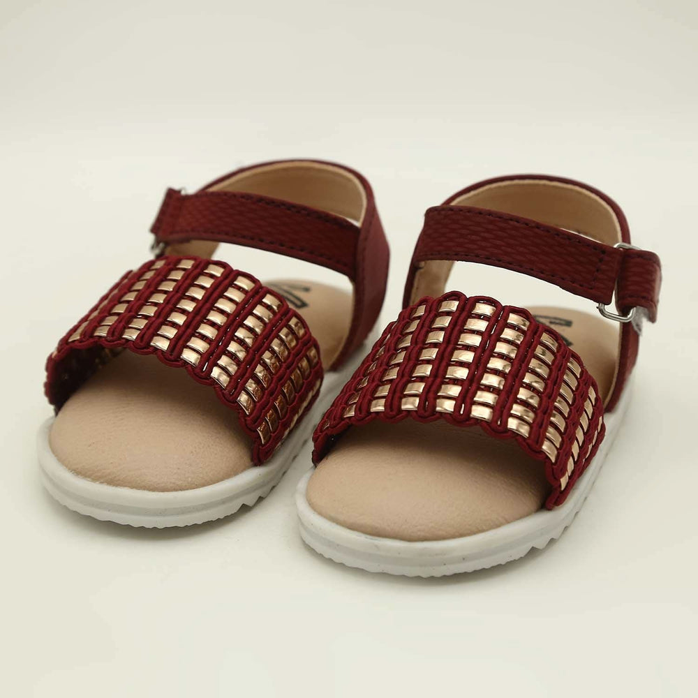 Girls Sandal - Maroon, Girls Sandals, Chase Value, Chase Value