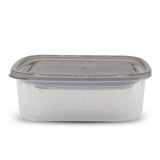 Crisper 3Pcs Bowl Set - Grey, Tiffin Boxes & Bottles, Chase Value, Chase Value
