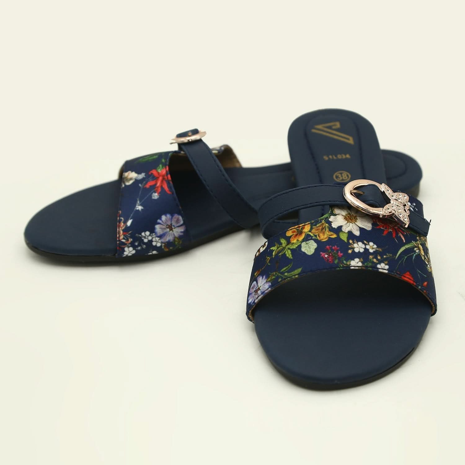 Women's Slipper - Navy Blue, Women Slippers, Chase Value, Chase Value