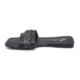 Valuable Open-Toe Slipper - Black, Women Slippers, Chase Value, Chase Value