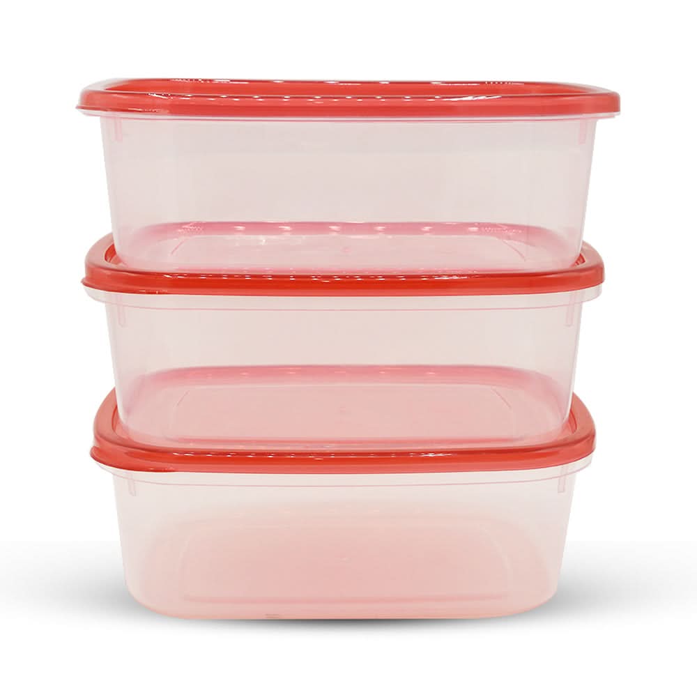 Crisper Large Bowl Pack of 3 - Red, Serving & Dining, Chase Value, Chase Value