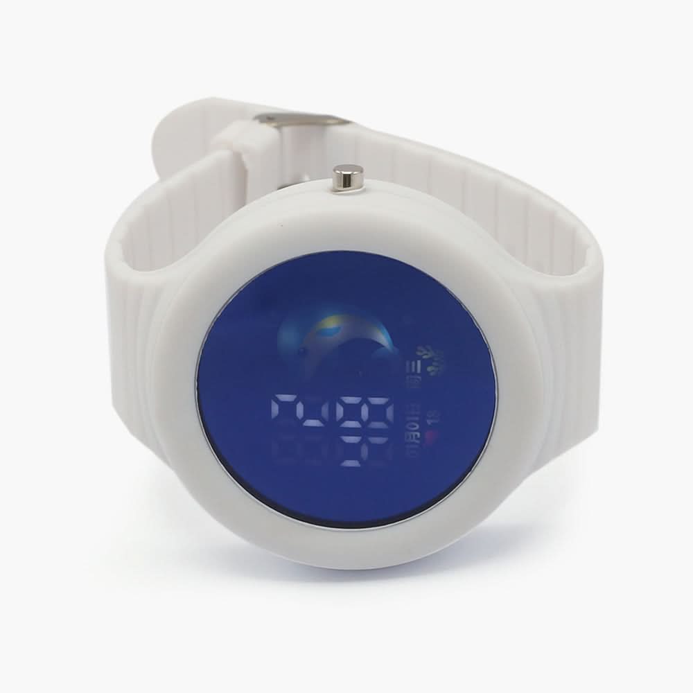 Kids LED Watch - White, Boys Watches, Chase Value, Chase Value