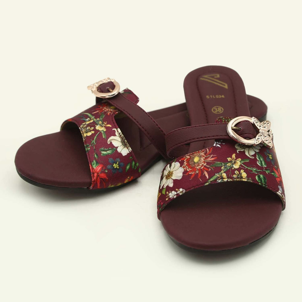 Women's Slipper - Maroon, Women Slippers, Chase Value, Chase Value