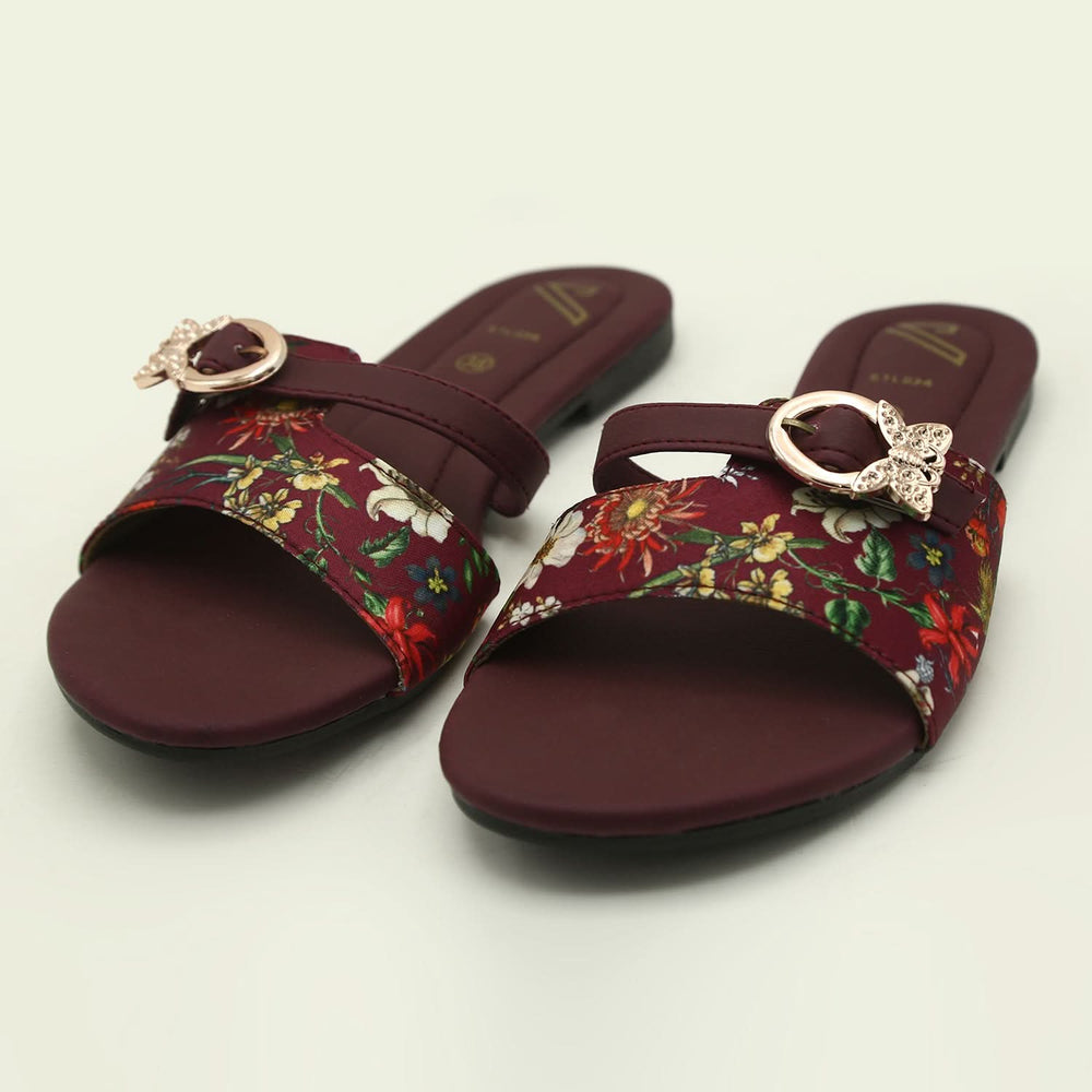 Women's Slipper - Maroon, Women Slippers, Chase Value, Chase Value