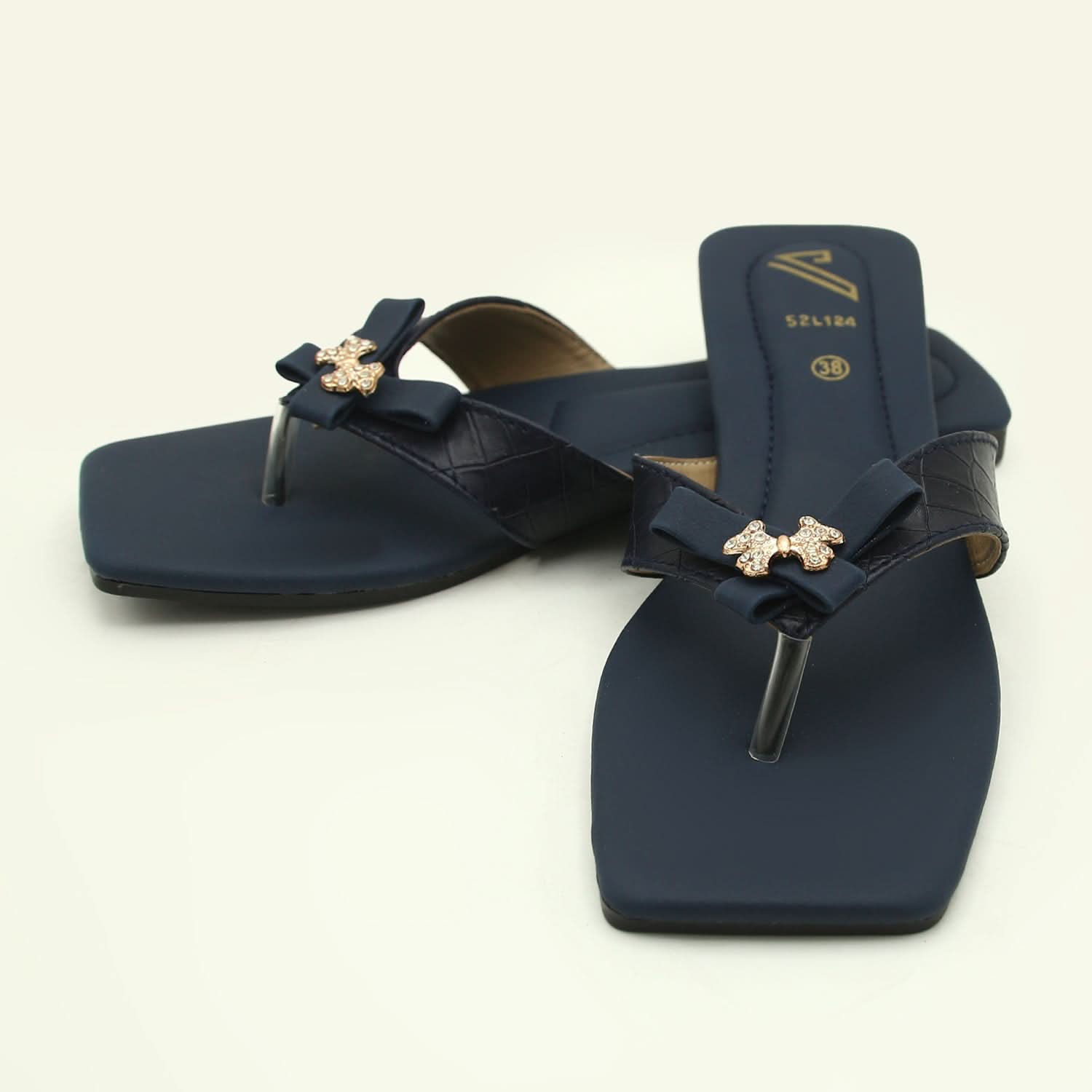Women's Slipper - Navy Blue, Women Slippers, Chase Value, Chase Value