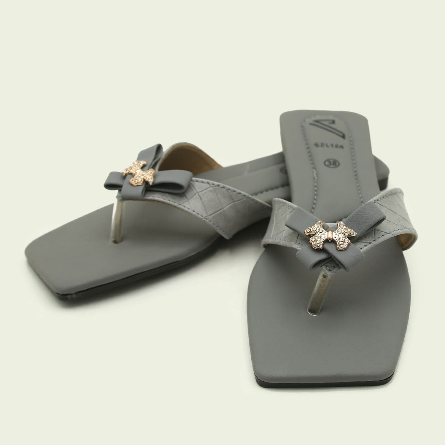 Women's Slipper - Grey, Women Slippers, Chase Value, Chase Value