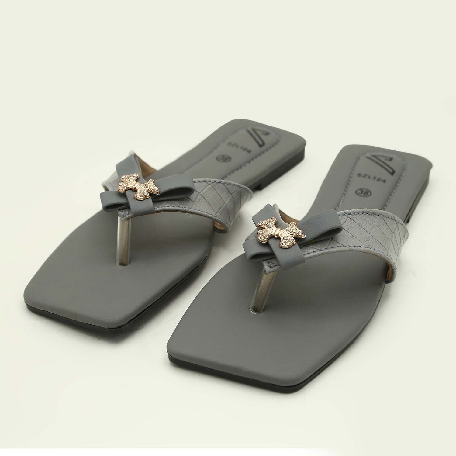 Women's Slipper - Grey, Women Slippers, Chase Value, Chase Value
