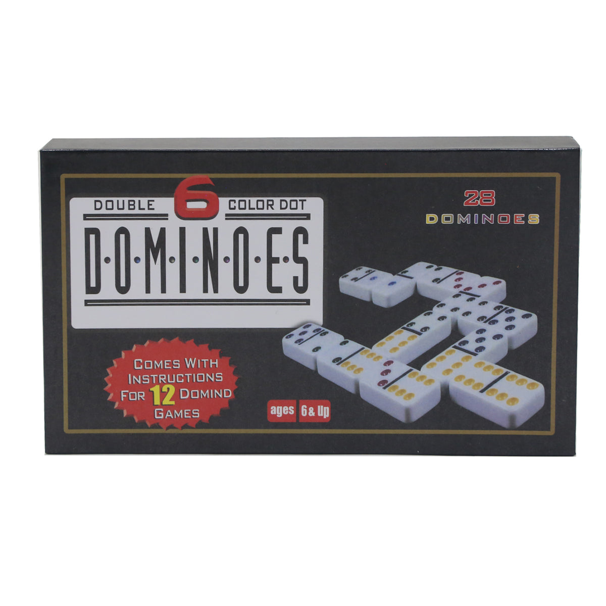 Kids Tile Game 12 Games In 1 Includes 28 Tiles, Board Games & Puzzles, Chase Value, Chase Value