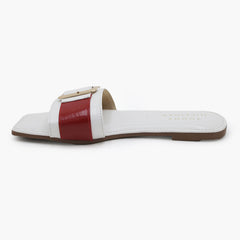 Women's Slipper - White, Women Slippers, Chase Value, Chase Value