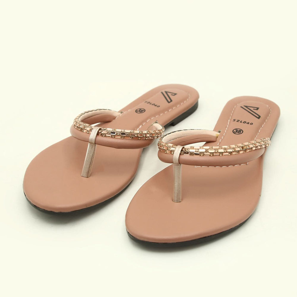 Women's Slipper - Peach, Women Slippers, Chase Value, Chase Value