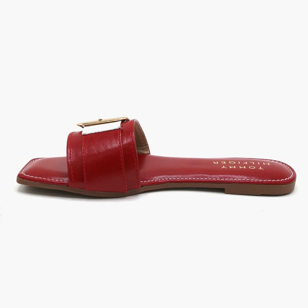 Women's Slipper - Red, Women Slippers, Chase Value, Chase Value