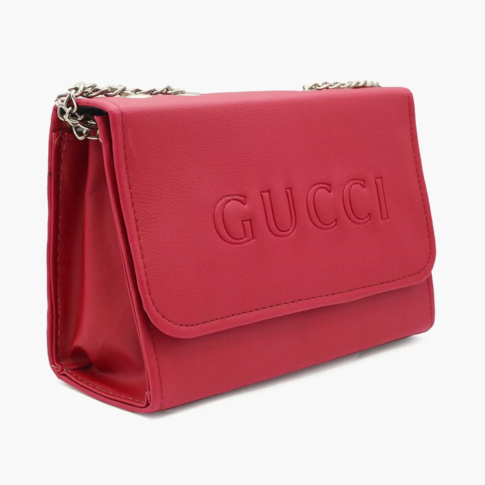 Women's Shoulder Bag - Maroon, Women Bags, Chase Value, Chase Value