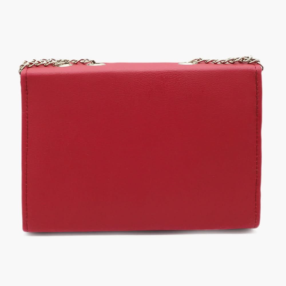 Women's Shoulder Bag - Maroon, Women Bags, Chase Value, Chase Value