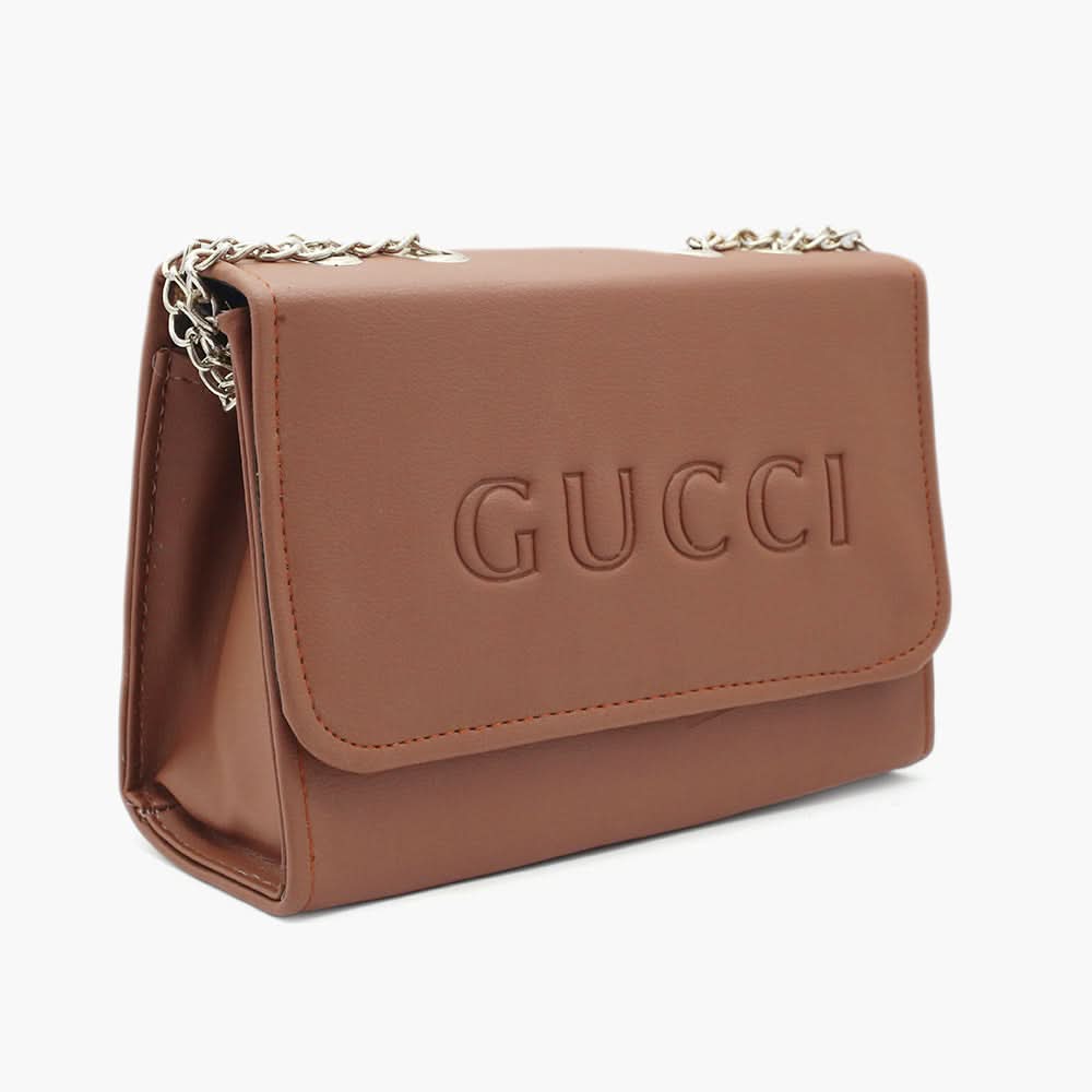Women's Shoulder Bag - Dark Brown, Women Bags, Chase Value, Chase Value