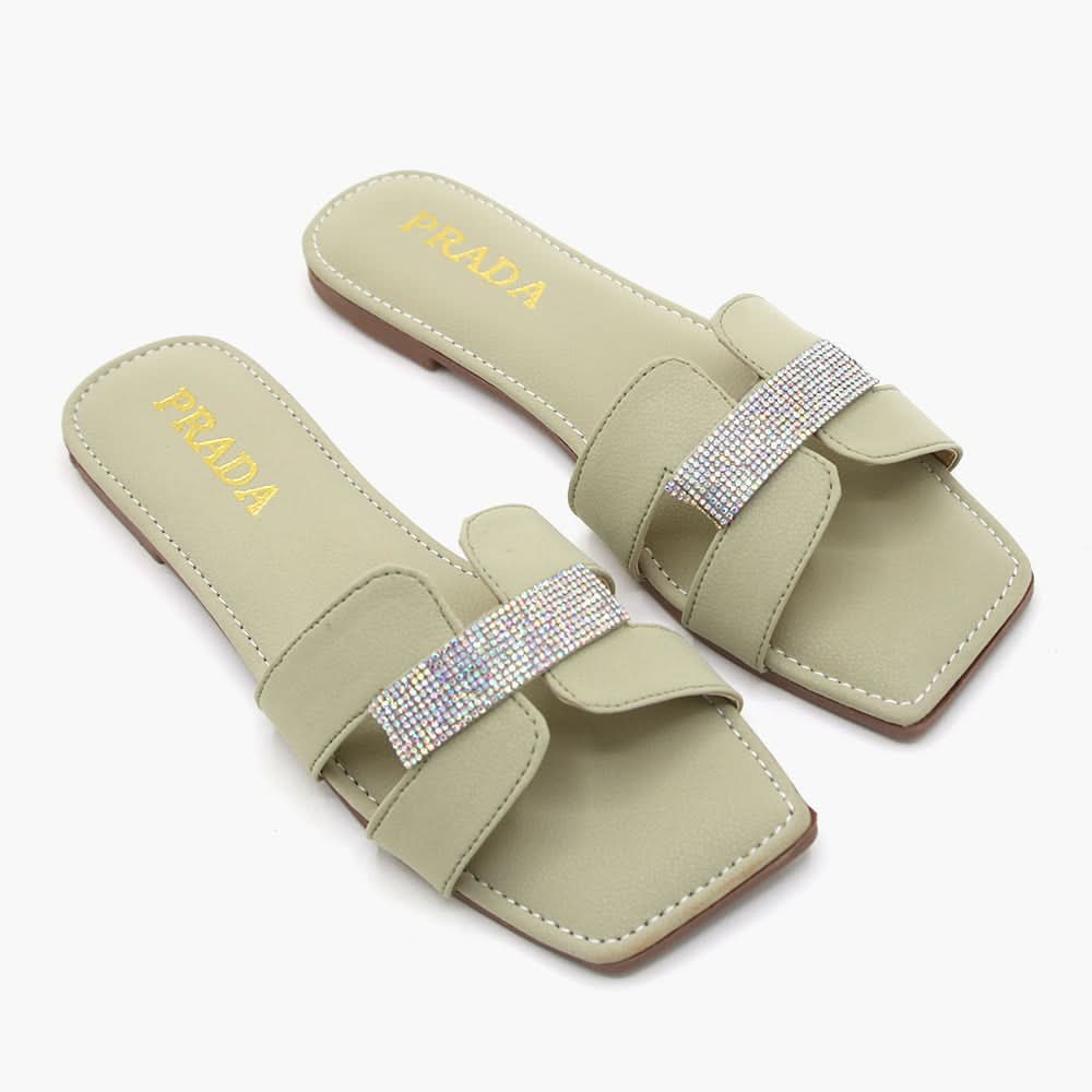 Women's Slipper - Green, Women Slippers, Chase Value, Chase Value