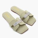 Women's Slipper - Green, Women Slippers, Chase Value, Chase Value