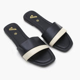 Women's Slipper - Black, Women Slippers, Chase Value, Chase Value