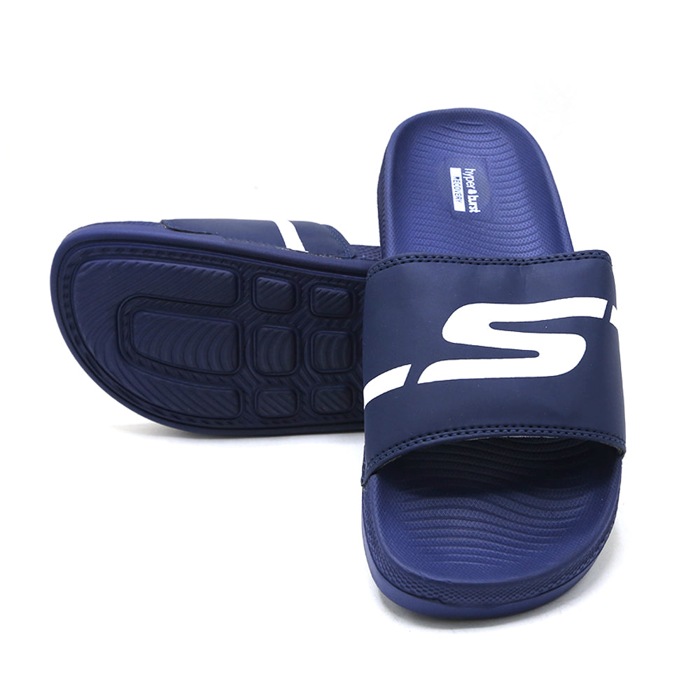 Men's Slider - Blue, Men's Slippers, Chase Value, Chase Value