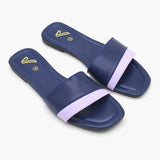 Women's Slipper - Navy Blue, Women Slippers, Chase Value, Chase Value