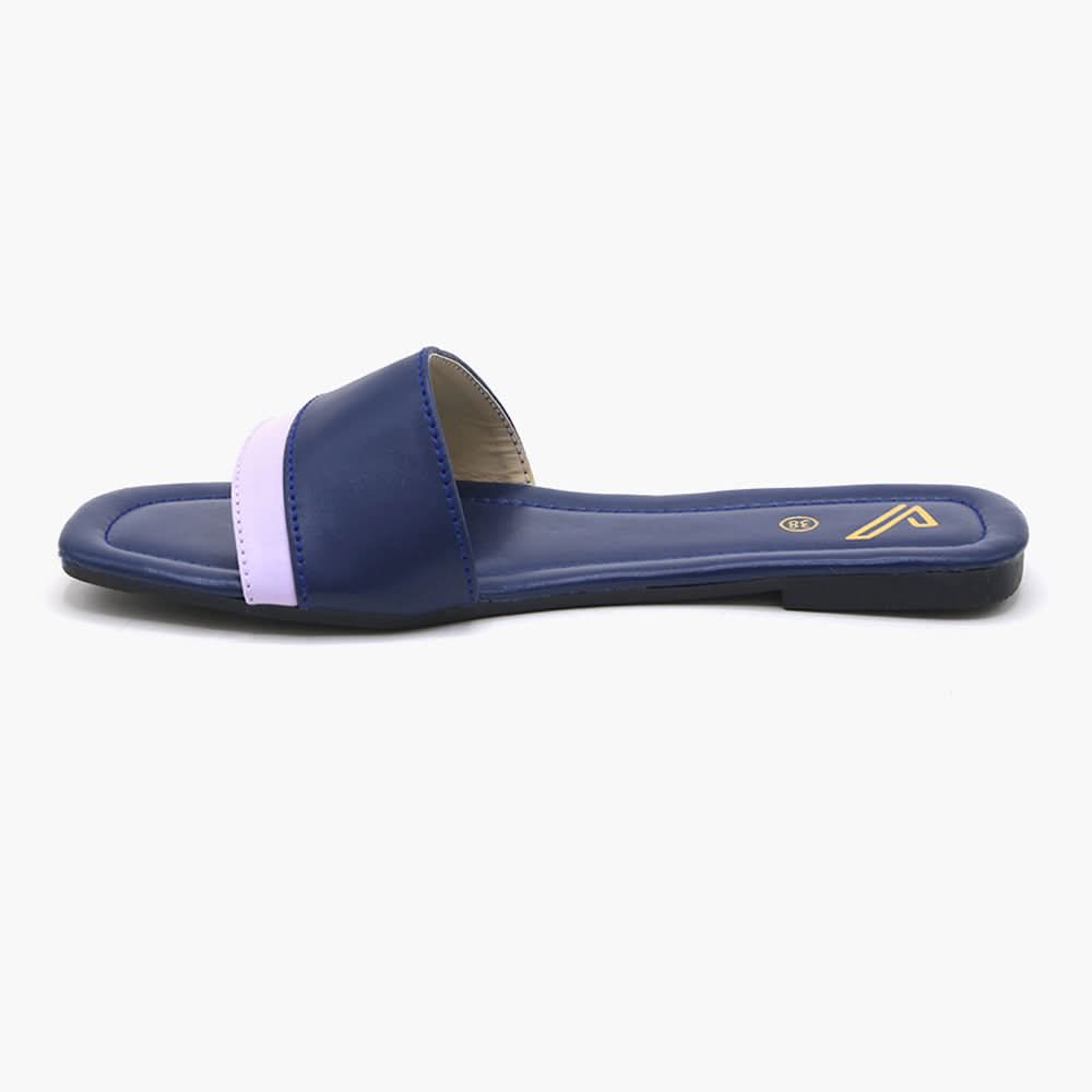 Women's Slipper - Navy Blue, Women Slippers, Chase Value, Chase Value