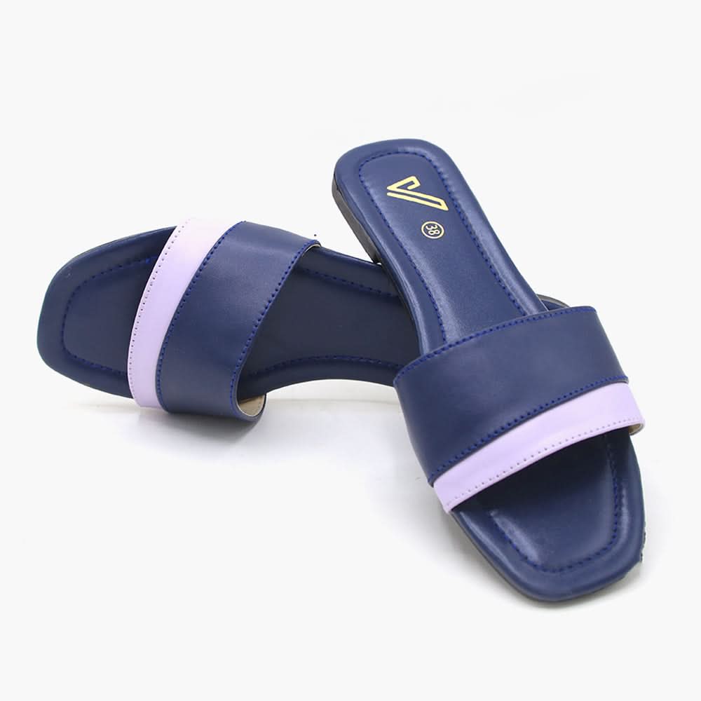 Women's Slipper - Navy Blue, Women Slippers, Chase Value, Chase Value