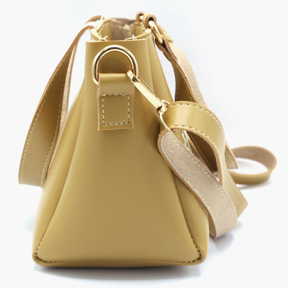 Women's Handbag - Mustard, Women Bags, Chase Value, Chase Value