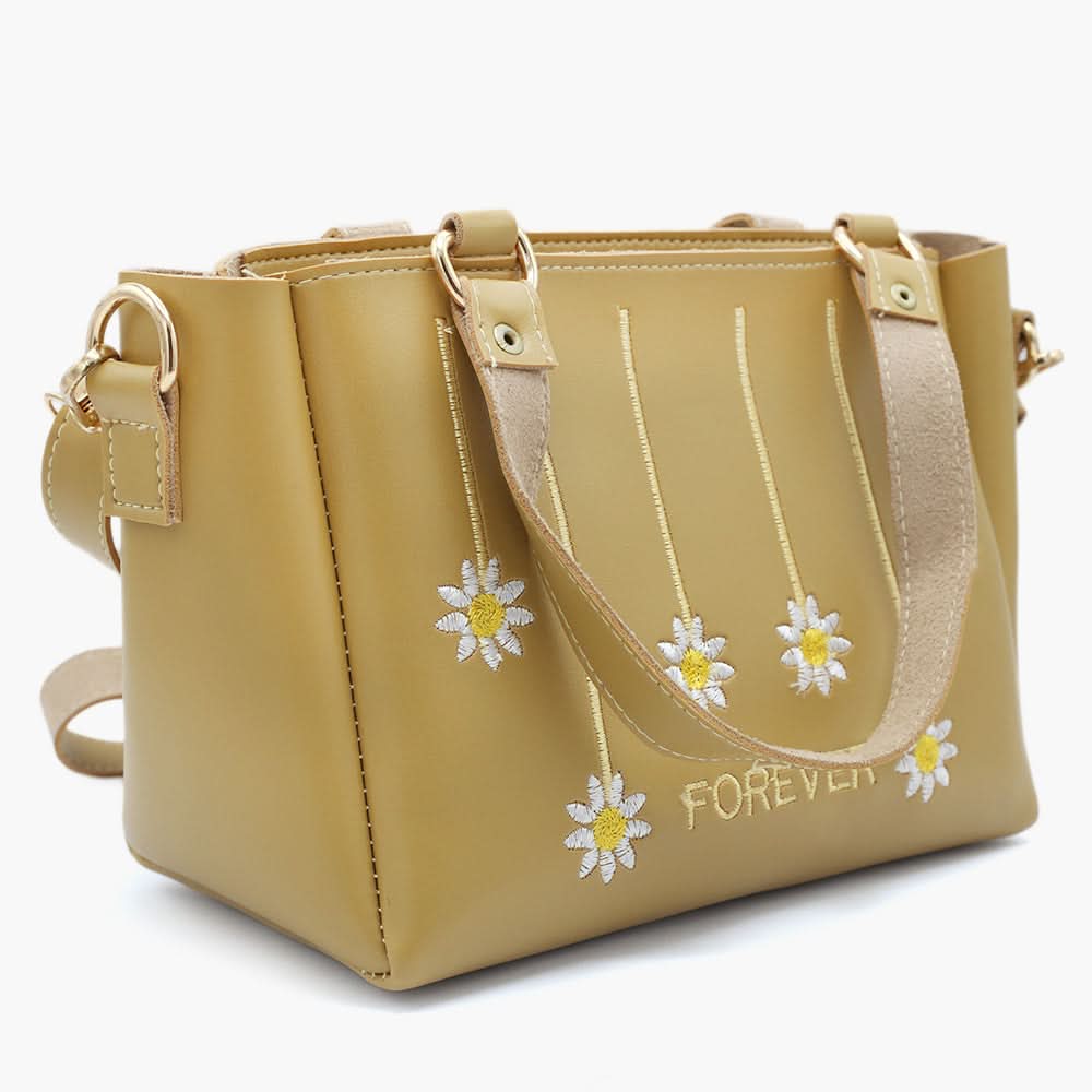 Women's Handbag - Mustard, Women Bags, Chase Value, Chase Value