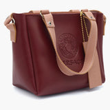 Women's Shoulder Bag - Maroon, Women Bags, Chase Value, Chase Value