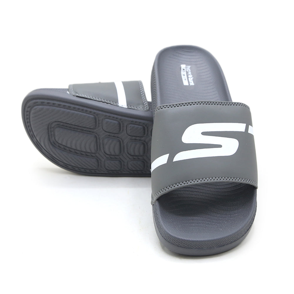 Original Skechers Modern Comfort Slider for Men - Grey, Men's Slippers, Chase Value, Chase Value