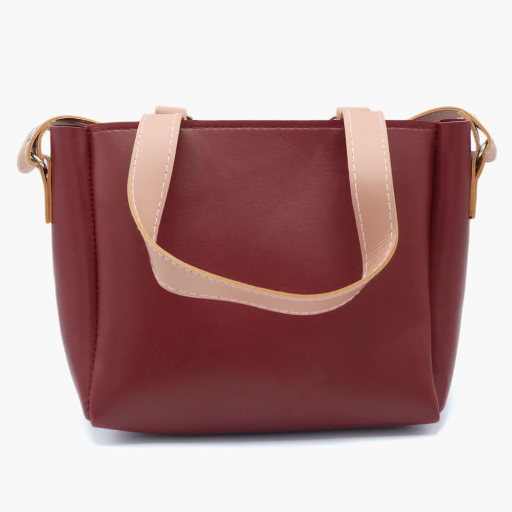 Women's Shoulder Bag - Maroon, Women Bags, Chase Value, Chase Value