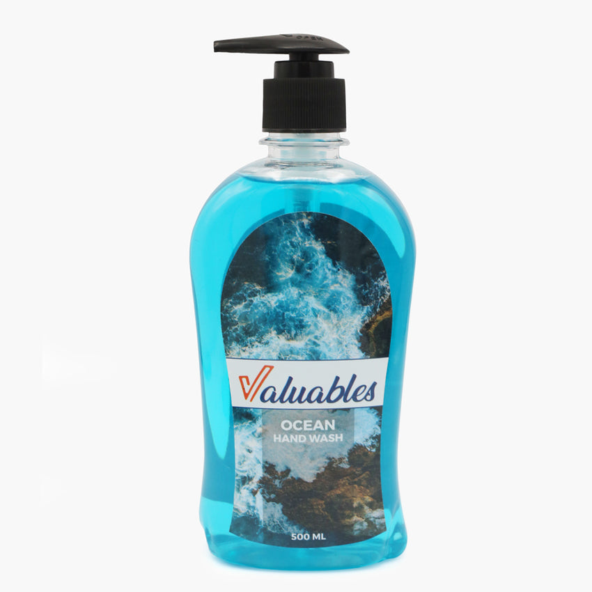 Valuables Hand Wash For Soft Skin 500ml - Ocean, Hand Wash, Chase Value, Chase Value