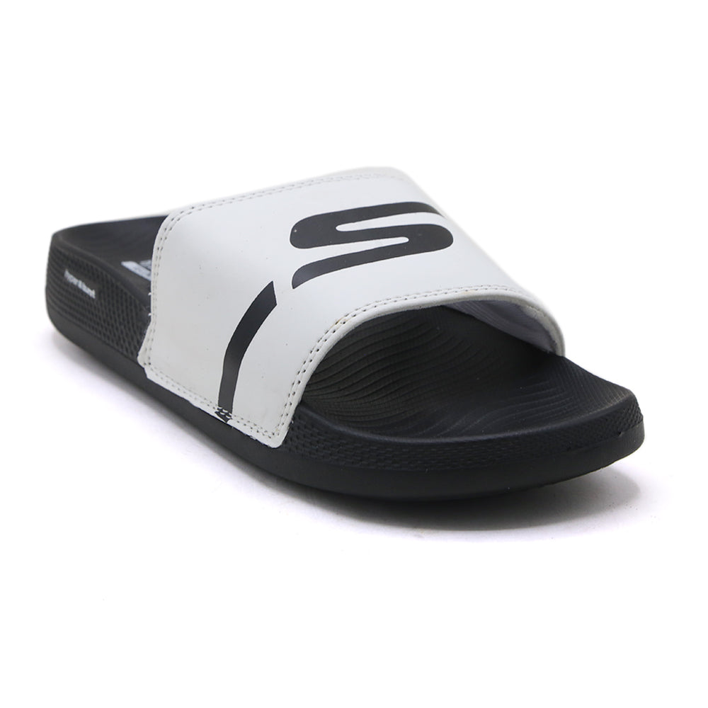 Original Skechers Modern Comfort Slider for Men - White, Men's Slippers, Chase Value, Chase Value