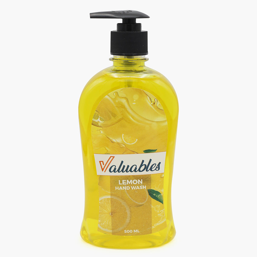 Valuables Hand Wash For Soft Skin 500ml - Lemon, Hand Wash, Chase Value, Chase Value
