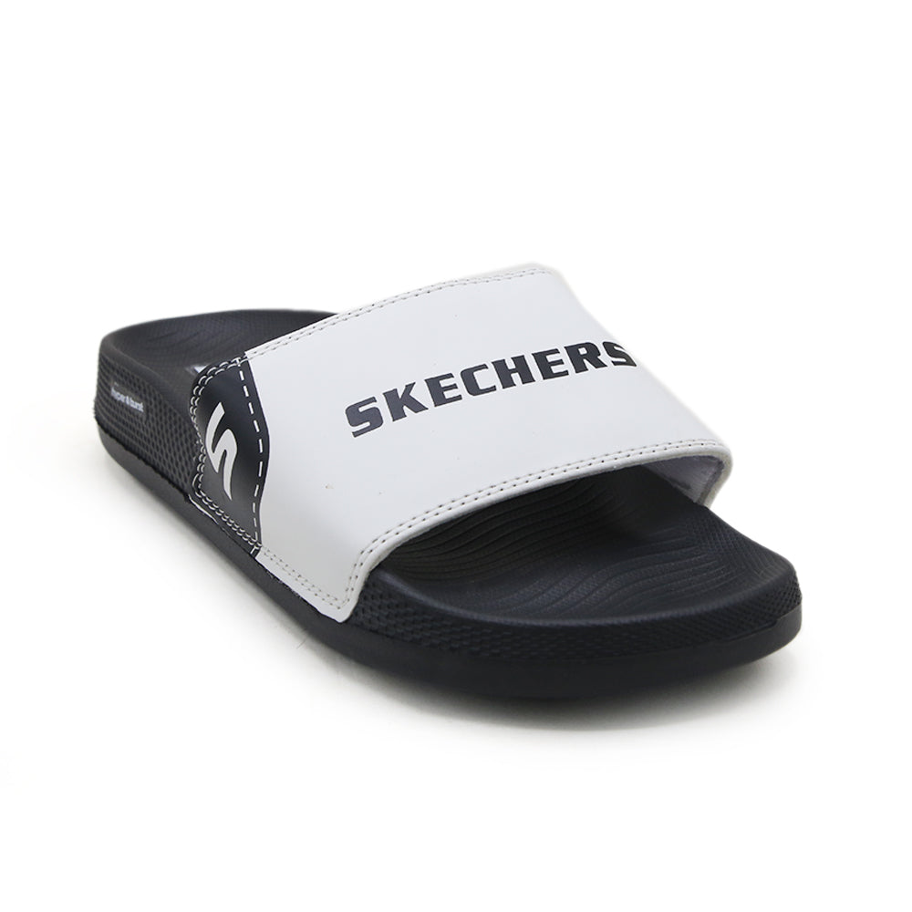 Men's Slider - White, Men's Slippers, Chase Value, Chase Value