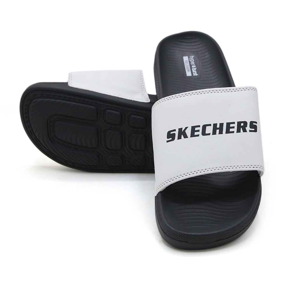 Men's Slider - White, Men's Slippers, Chase Value, Chase Value