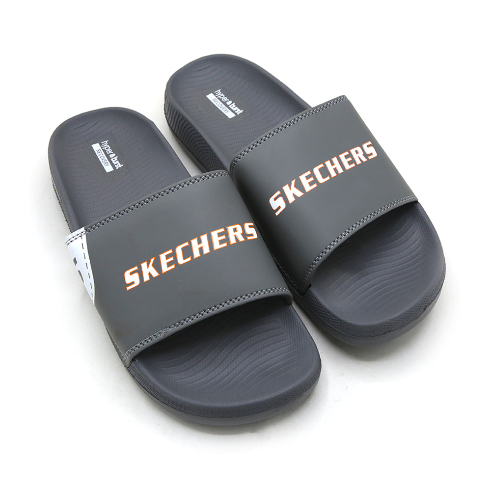 Original Skechers Modern Comfort Slider for Men - Grey, Men's Slippers, Chase Value, Chase Value