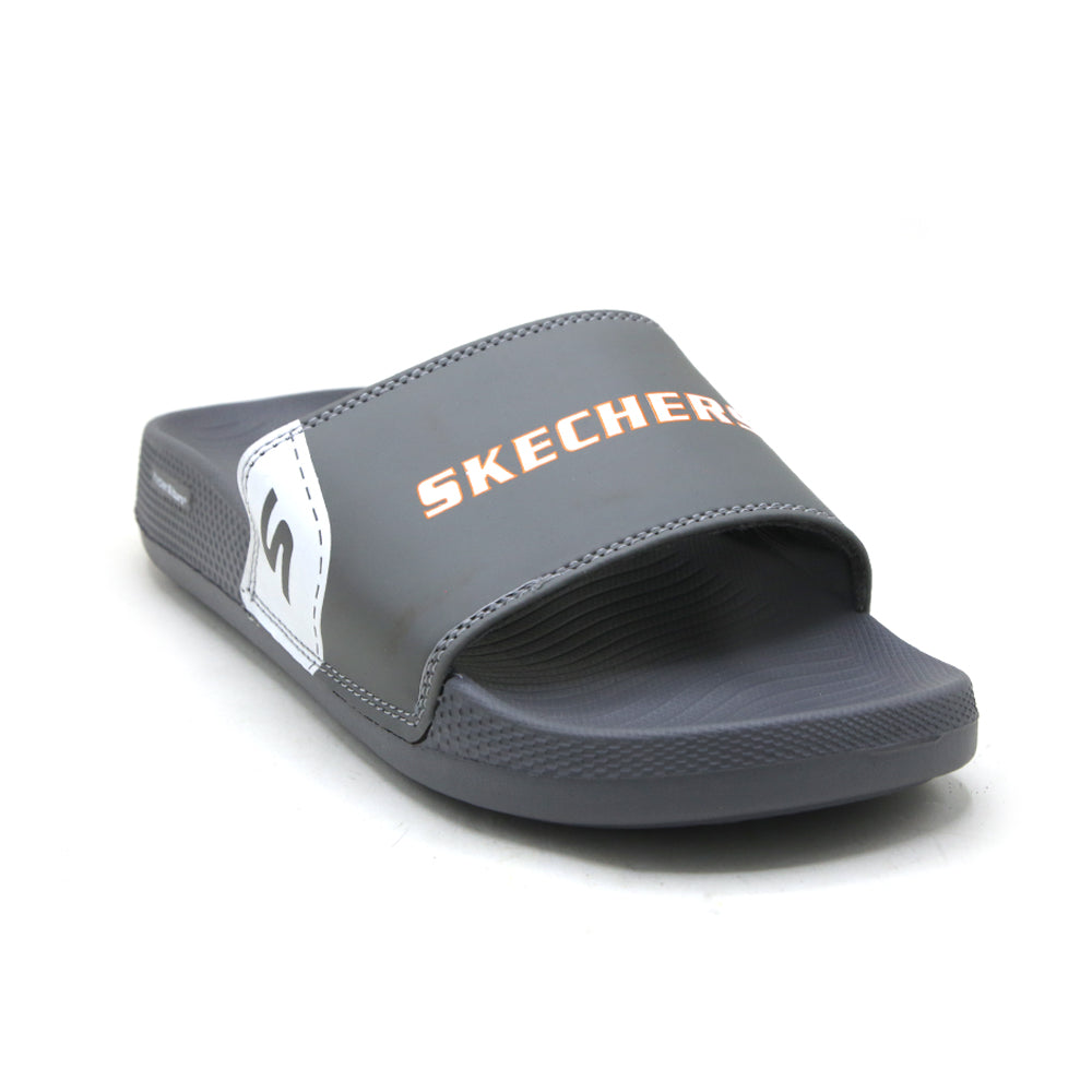 Original Skechers Modern Comfort Slider for Men - Grey, Men's Slippers, Chase Value, Chase Value