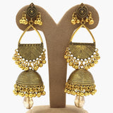 Women's Jhumki - Golden, Women Earrings & Tops, Chase Value, Chase Value