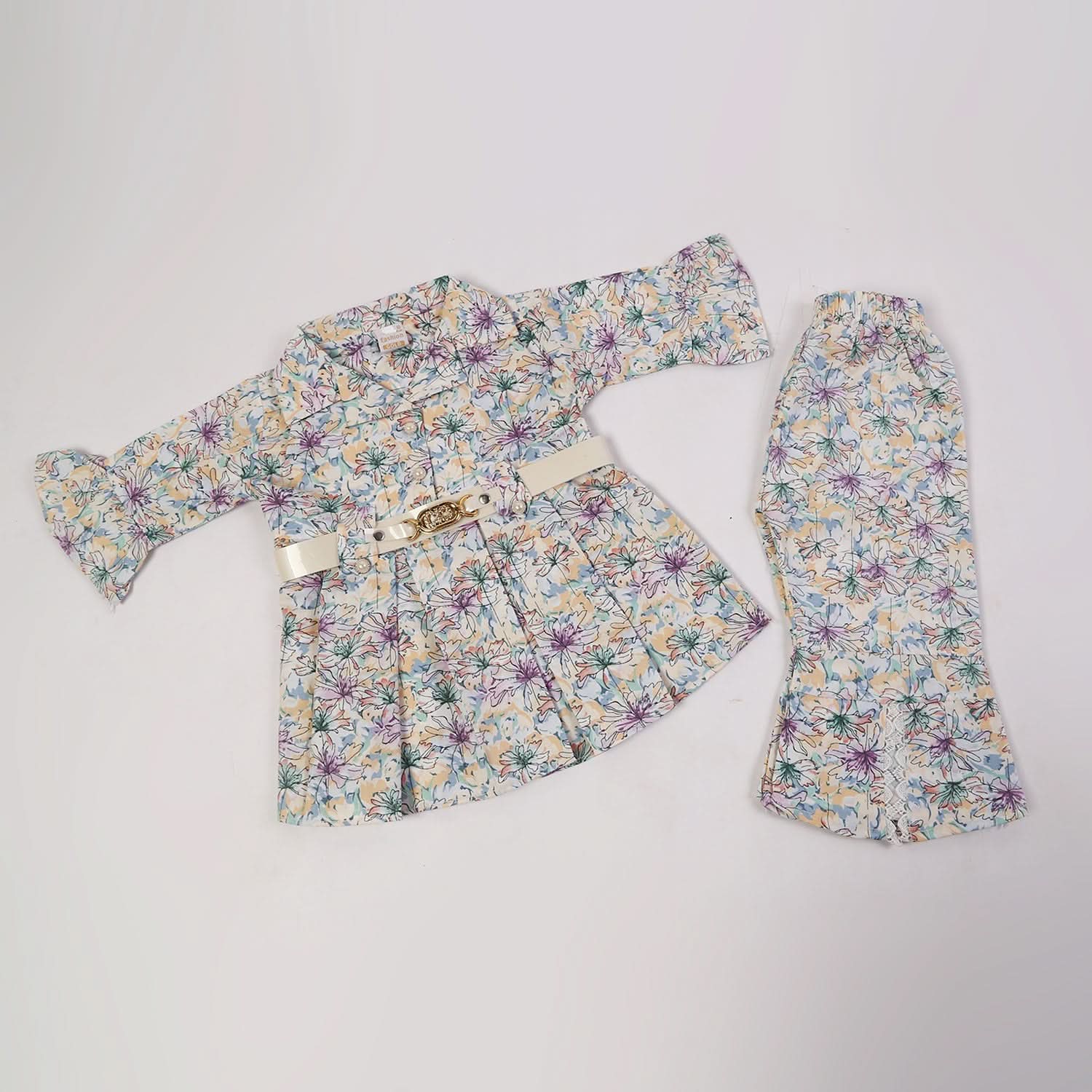 Girls Embroidered Shalwar Suit - Multi Color, Girls Shalwar Kameez, Chase Value, Chase Value