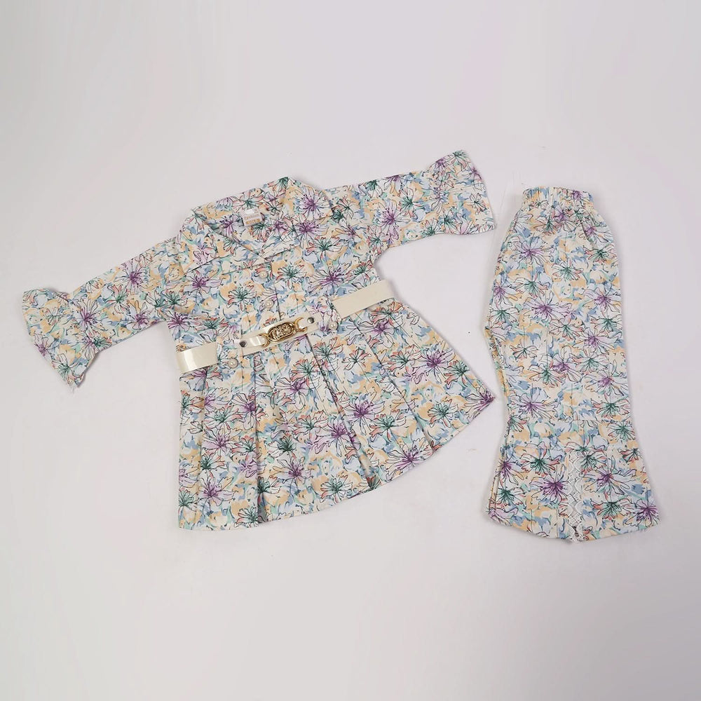 Girls Embroidered Shalwar Suit - Multi Color, Girls Shalwar Kameez, Chase Value, Chase Value