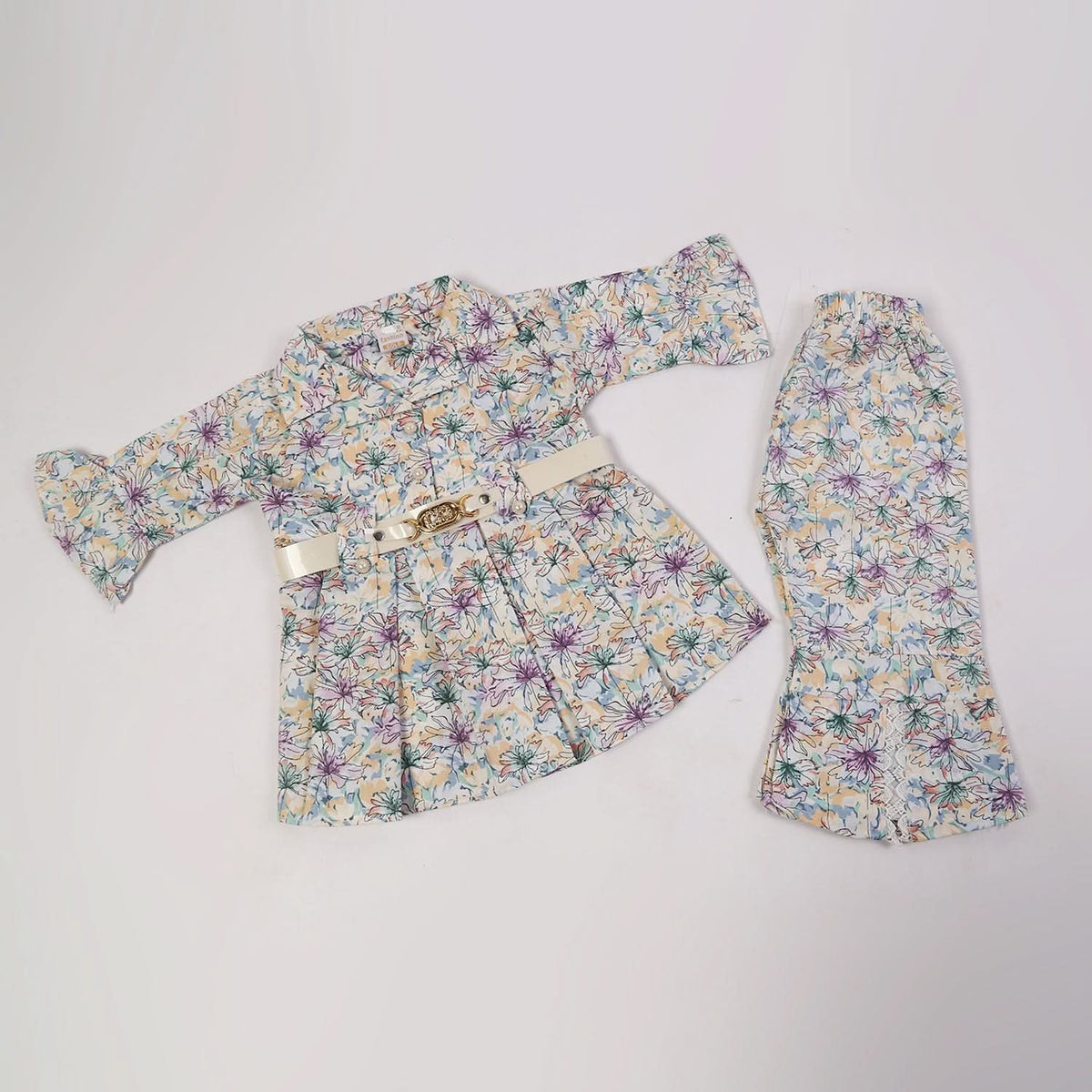 Girls Embroidered Shalwar Suit - Multi Color, Girls Shalwar Kameez, Chase Value, Chase Value